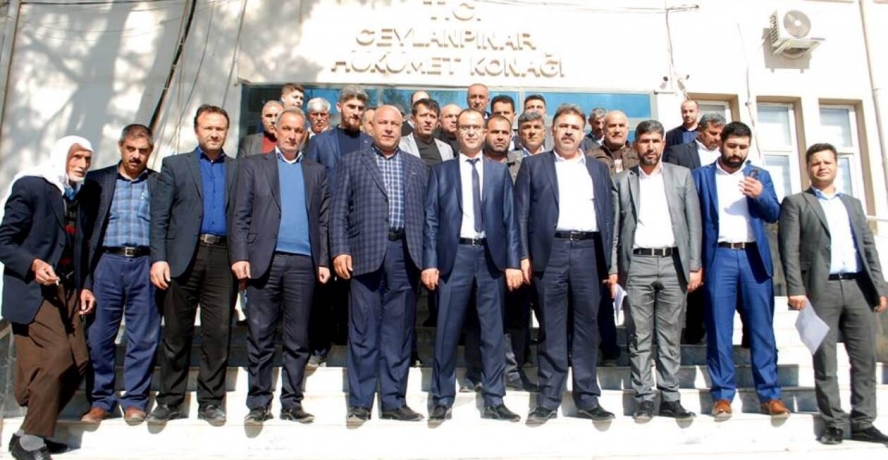 AK Parti Ceylanpınar Belediye Başkan adayı Abdullah Aksak, Meclis Üyesi adaylarıyla; “Her şey Ceylanpınar için”